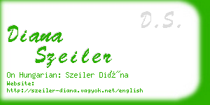 diana szeiler business card